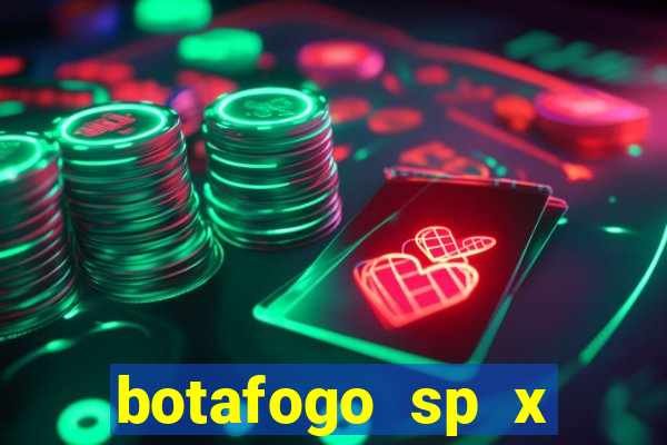 botafogo sp x palmeiras futemax
