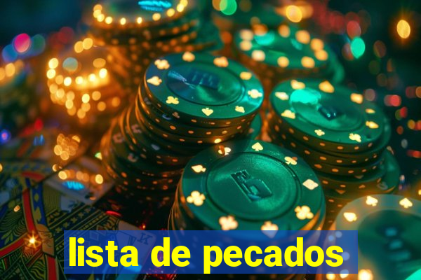 lista de pecados
