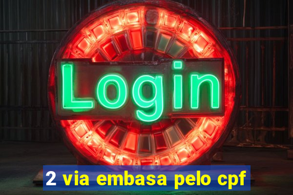 2 via embasa pelo cpf