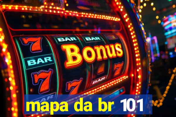 mapa da br 101