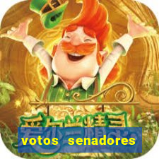 votos senadores impeachment moraes