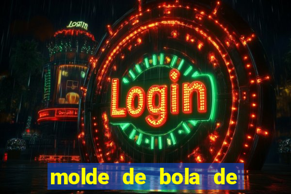 molde de bola de futebol para imprimir