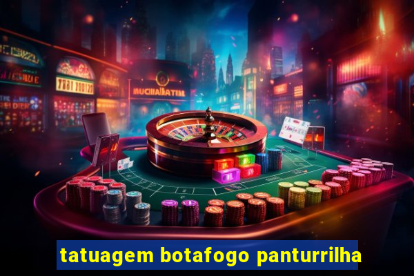 tatuagem botafogo panturrilha