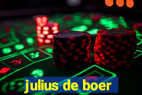 julius de boer