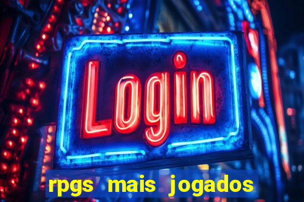 rpgs mais jogados do mundo