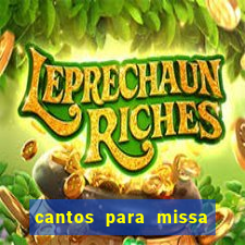 cantos para missa de santa terezinha