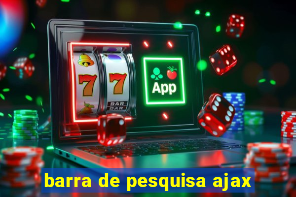 barra de pesquisa ajax