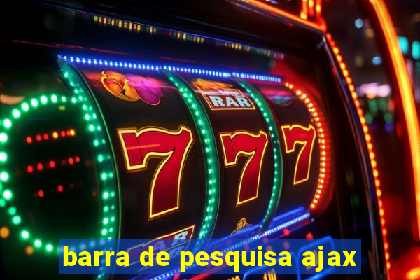 barra de pesquisa ajax