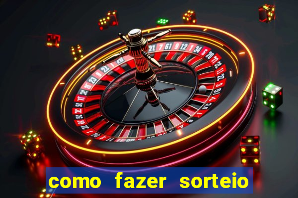 como fazer sorteio de cores online