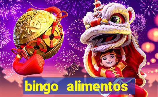 bingo alimentos para imprimir