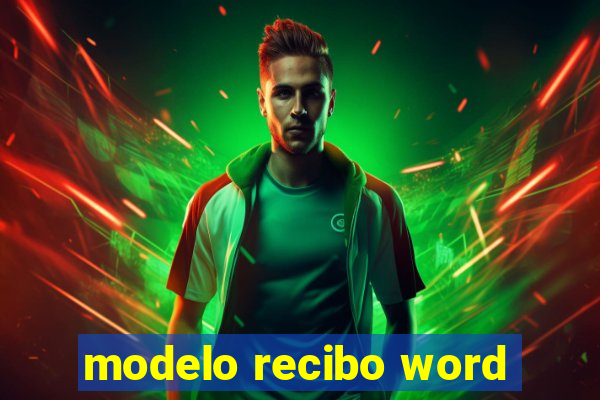 modelo recibo word
