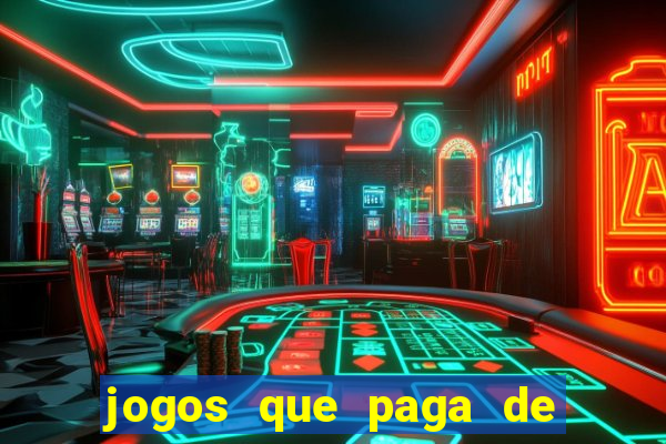 jogos que paga de verdade via pix