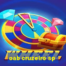 oab cruzeiro sp