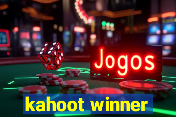 kahoot winner