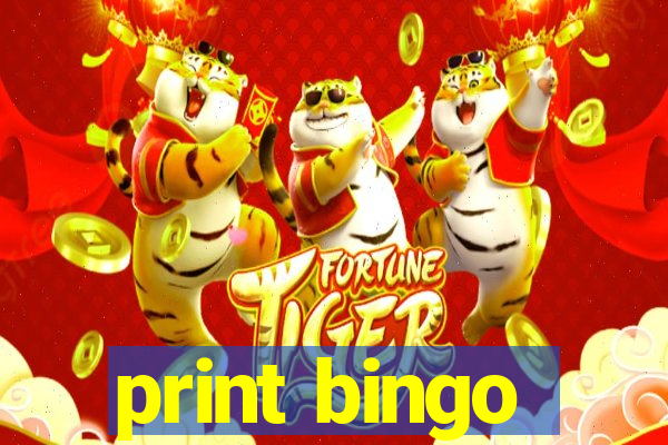 print bingo