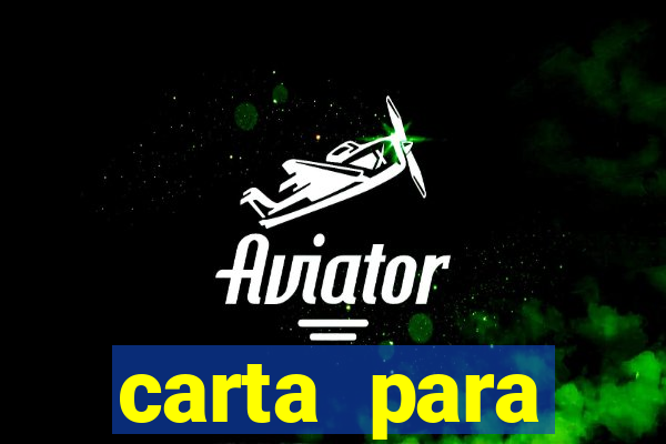 carta para encontrista homem