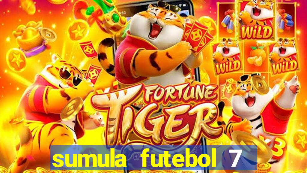 sumula futebol 7 society excel