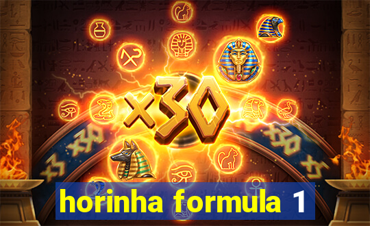 horinha formula 1