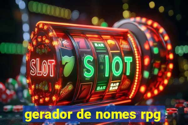 gerador de nomes rpg