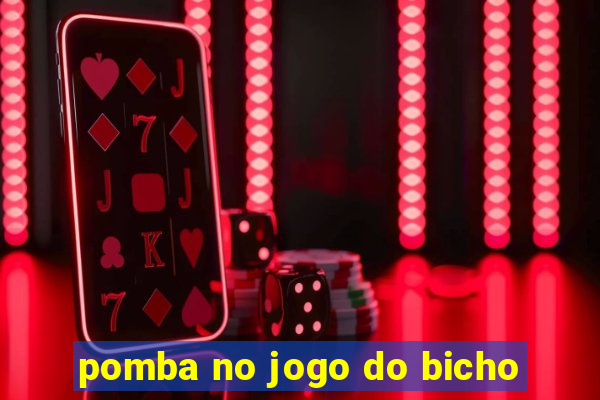 pomba no jogo do bicho