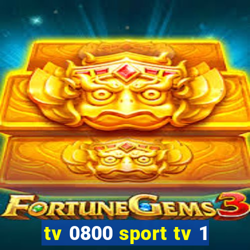 tv 0800 sport tv 1
