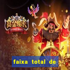 faixa total de gols 2 3 o que significa