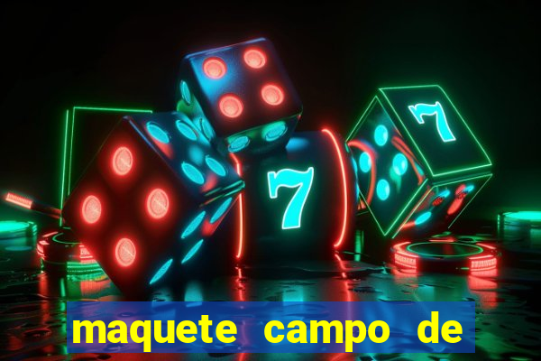 maquete campo de futebol (isopor)