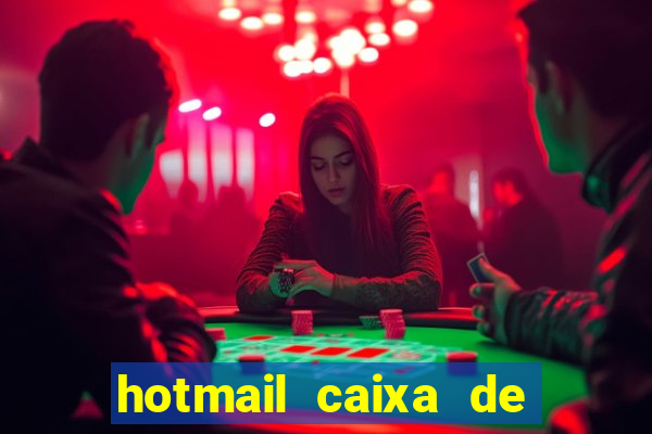 hotmail caixa de entrada entrar