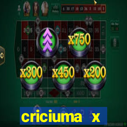criciuma x fluminense palpite