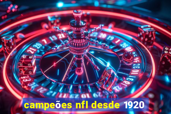 campeões nfl desde 1920