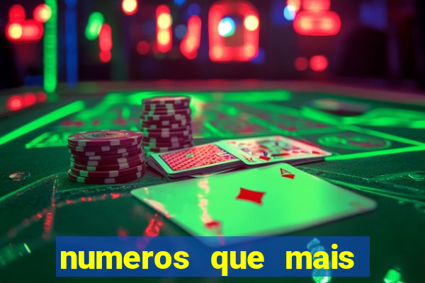 numeros que mais saem no minas cap