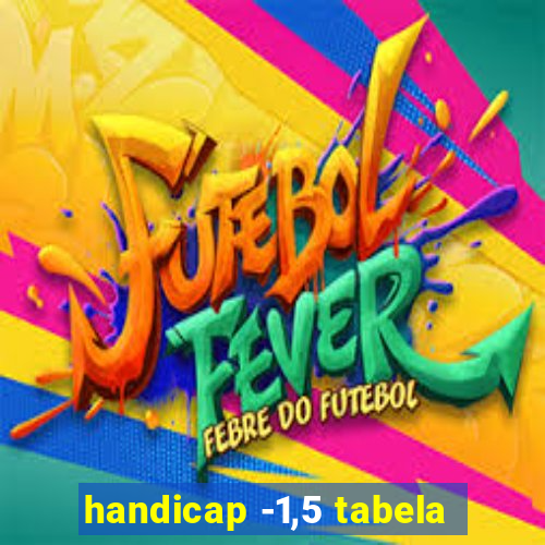 handicap -1,5 tabela