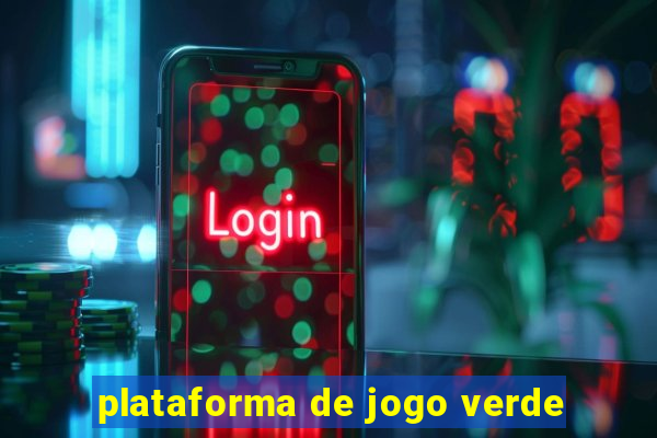 plataforma de jogo verde