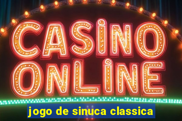jogo de sinuca classica