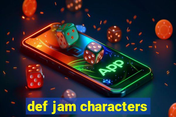 def jam characters