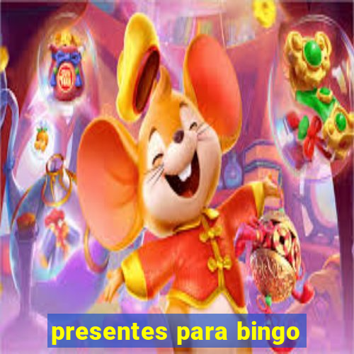 presentes para bingo