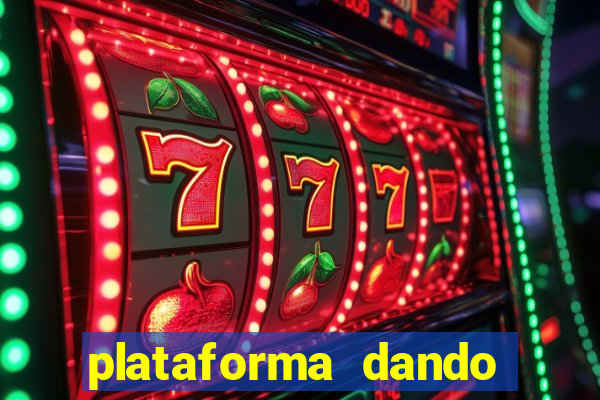 plataforma dando bonus de cadastro