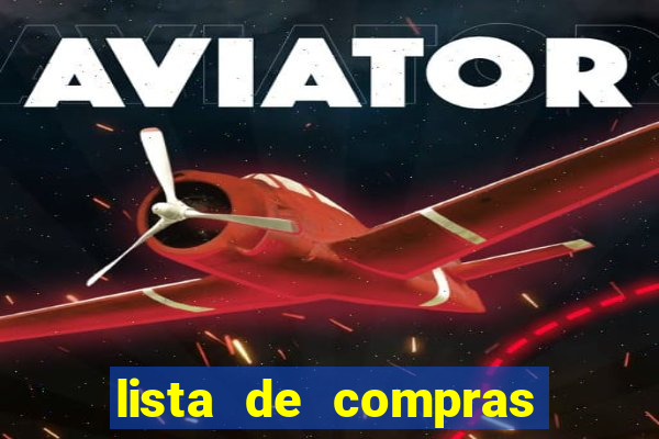lista de compras supermercado completa pdf