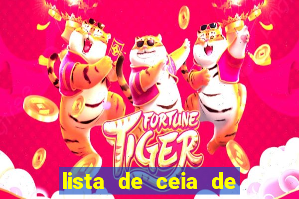 lista de ceia de natal completa