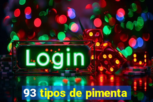 93 tipos de pimenta