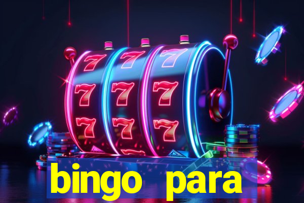 bingo para despedida de solteira para imprimir