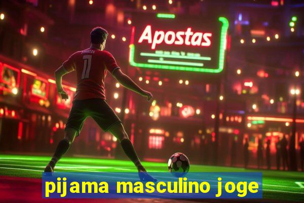 pijama masculino joge