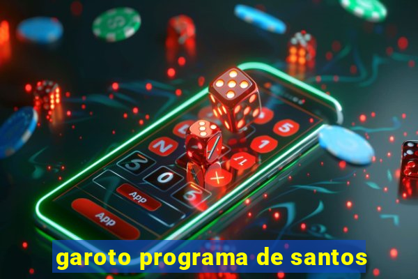 garoto programa de santos