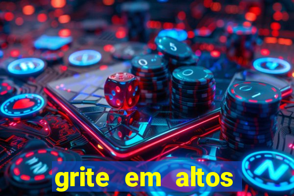 grite em altos brados, disse aquele que lutou contra o caos com caos