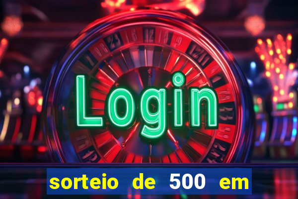 sorteio de 500 em cash toda segunda feira novibet como funciona