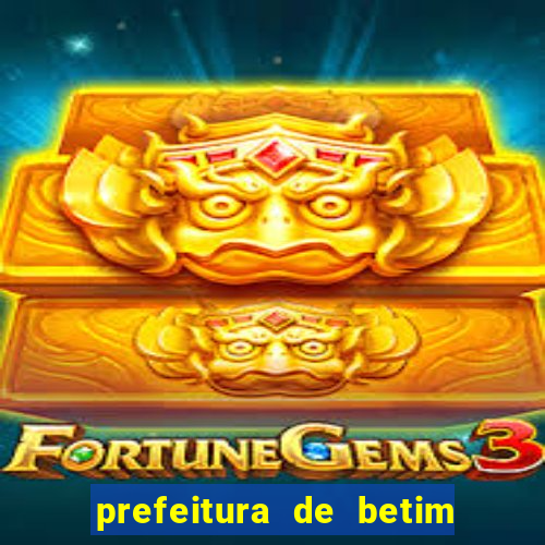 prefeitura de betim - contracheque online