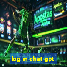 log in chat gpt