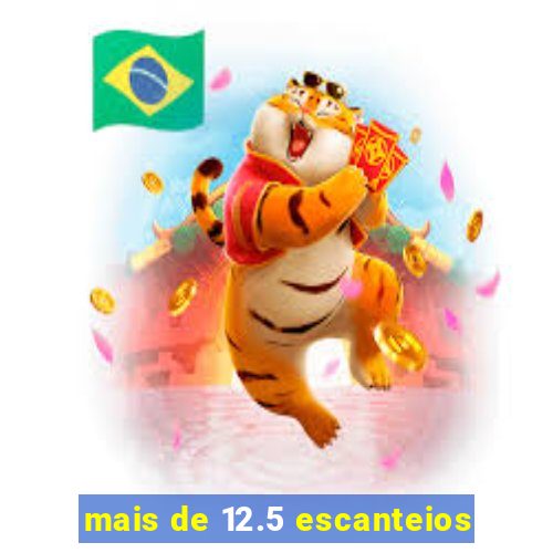 mais de 12.5 escanteios