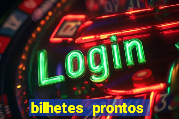 bilhetes prontos futebol hoje