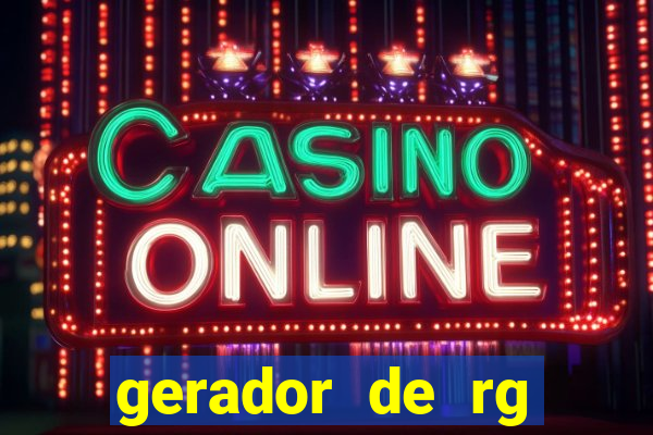 gerador de rg frente e verso